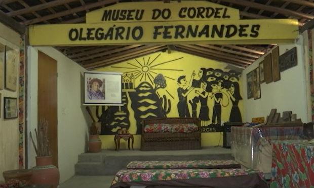 Museu do Cordel fica na Feira de Caruaru / Foto: reproduÃ§Ã£o/TV Jornal