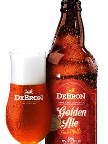 Golden Ale Debron deve ser consumida entre 8 e 12° 